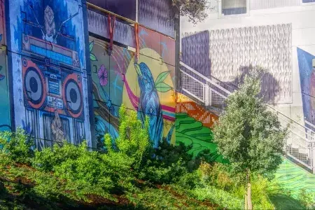 Yerba Buena花园Mural